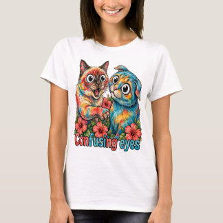 Schattige Kattenliefhebber Kat Grappige Siamese & T-shirt