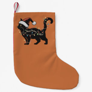 Schattige Kattenliefhebber Kerst Kattenmoeder Kers Kleine Kerstsok