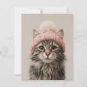 Schattige Kattenliefhebber Notitiekaartje (Voorkant)
