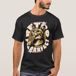 Schattige kattenliefhebbers retro lollypop t-shirt