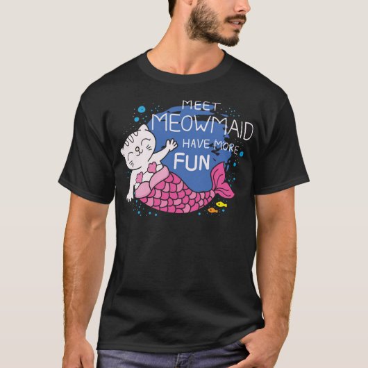 schattige kattenmakreel t-shirt (Voorkant)
