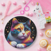 Schattige kattenpapier bord! papieren bordje (Feest)