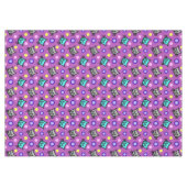 Schattige kattenpatroon in violet medium tafelklee tafelkleed (Voorkant (Horizontaal))