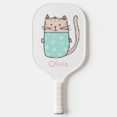 Schattige kattenplezier pickleball paddle (Voorkant)