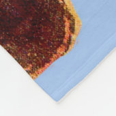 schattige kattenpootdruk op Siamese katten Fleece Deken (Hoek)