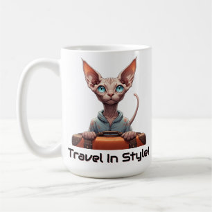 Schattige Kattenreiziger – Cadeau voor Kattenliefh Koffiemok