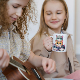 Schattige kattentoren koffiemok