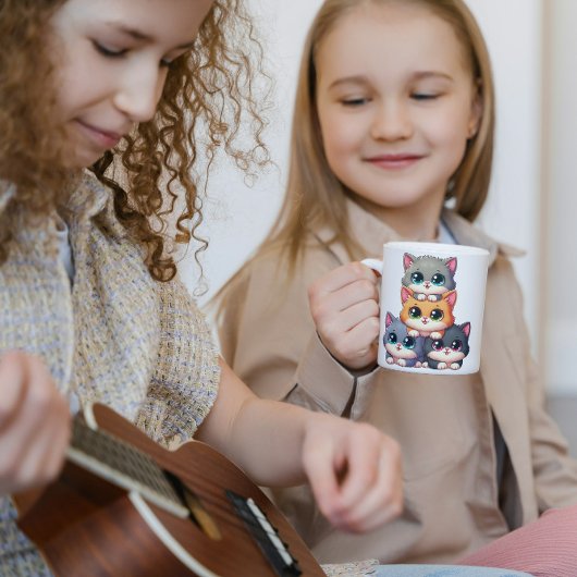 Schattige kattentoren koffiemok