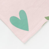Schattige Kawaii Aardbeien Fleece Deken (Hoek)