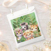 Schattige Kawaii African Safari Oerwoud Bedankzakje (Geknipt)