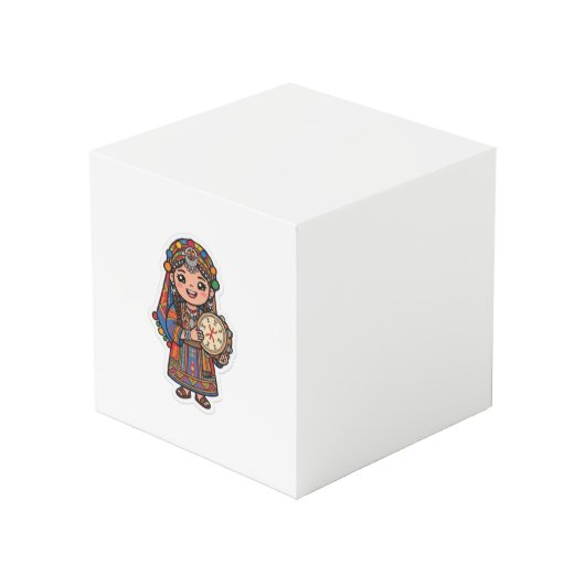 Schattige Kawaii Amazigh Ber Kubus (Voorkant hoekig)
