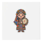Schattige Kawaii Amazigh Ber Kubus (Voorkant)