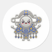 Schattige Kawaii Amazigh Fibula Tizerzai Sticker - (Voorkant)