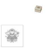 Schattige Kawaii Amazigh Fibula Tizerzai Sticker - Rubberstempel (Gestempeld)