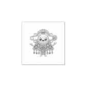 Schattige Kawaii Amazigh Fibula Tizerzai Sticker - Rubberstempel (Afrduk)