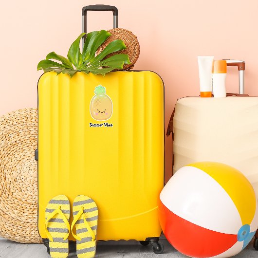 Schattige Kawaii ananas gummi fruit Sticker