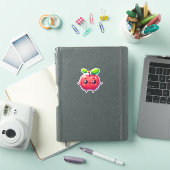 schattige kawaii appelvrucht sticker (iPad Cover)