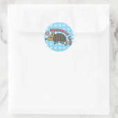 Schattige Kawaii Armadillo Sticker (Tas)