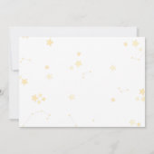 Schattige Kawaii Astronomy Baby shower Kaart (Achterkant)