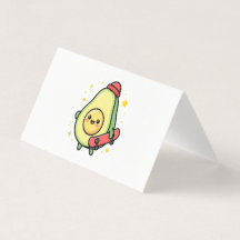 Schattige Kawaii Avocado Baby Magneet.