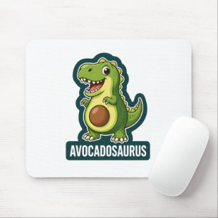 Schattige Kawaii Avocadosaurus Dinosaur Grappige P Muismat