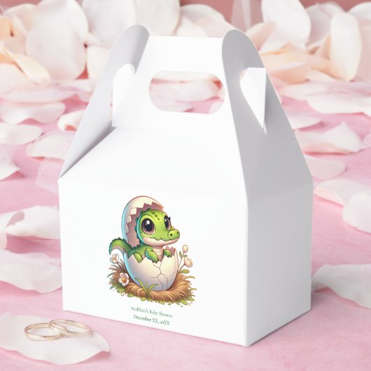Schattige Kawaii Baby alligator hatching Baby show Bedankdoosjes (Huwelijk)