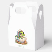Schattige Kawaii Baby alligator hatching Baby show Bedankdoosjes (Geopend)