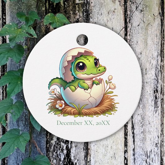 Schattige Kawaii Baby alligator hatching Baby show Bedankjes Labels