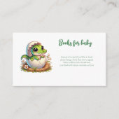 Schattige Kawaii Baby alligator hatching Baby show Informatiekaartje (Voorkant)