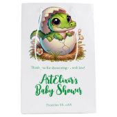 Schattige Kawaii Baby alligator hatching Baby show Medium Cadeauzakje (Voorkant)