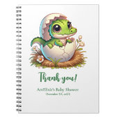 Schattige Kawaii Baby alligator hatching Baby show Notitieboek (Voorkant)