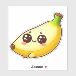 schattige kawaii-banaan sticker