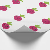Schattige Kawaii Beet Cadeaupapier (Hoek)