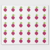 Schattige Kawaii Beet Cadeaupapier (Vlak)