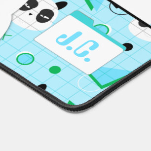Schattige Kawaii Blue Panda Beer Bureaumat