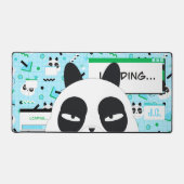 Schattige Kawaii Blue Panda Beer Bureaumat (Voorkant)