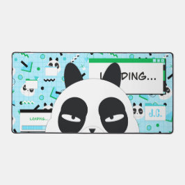 Schattige Kawaii Blue Panda Beer Bureaumat