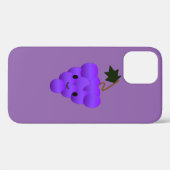 Schattige Kawaii Bos Druiven Case-Mate iPhone Case (Achterkant (horizontaal))