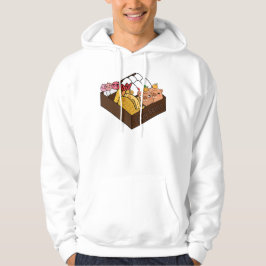 Schattige Kawaii Capybara Bento Box - Japanse Voed Hoodie