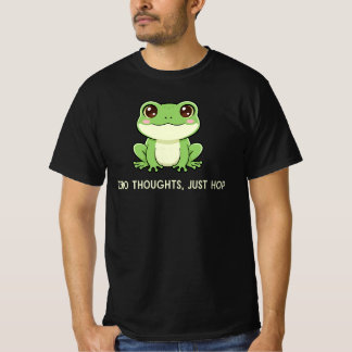 Schattige Kawaii Cartoon Kikker Liefhebber Schatti T-shirt