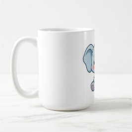 Schattige Kawaii Chibi Baby Olifant Koffiemok