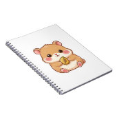 Schattige Kawaii Chibi Hamster Notitieboek (Rechterzijde)
