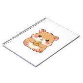 Schattige Kawaii Chibi Hamster Notitieboek (Linkerzijde)
