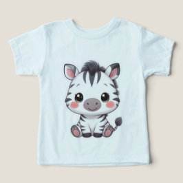 Schattige Kawaii Chibi Zebra