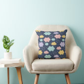 Schattige Kawaii Cloud Pattern Sierkussen (Stoel)
