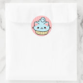 Schattige Kawaii Cupcake Sticker (Tas)