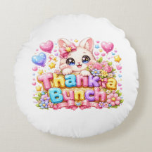 Schattige Kawaii Dank je de Bende Kat Naam Pastel