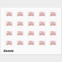 Schattige Kawaii Dank Je Feest Kat Naam Pastel Roz