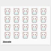 “Schattige Kawaii Dier Sticker – Chibi Cute Paste (Vel)