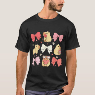 Schattige Kawaii Dieren En Roze Coquette Strikken  T-shirt